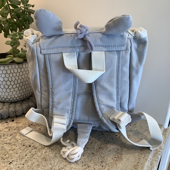 Pottery Barn Kids Small Gray Animal Backpack New Condition - Picture 3 of 5
